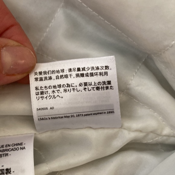 Levi’s Sherpa Ex Boyfriend Trucker Jacket Size XS - Picture 10 of 14